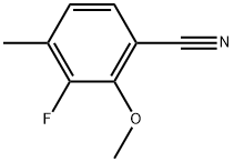 3-Fluoro-2-methoxy-4-methylbenzonitrile Structure