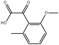 2-(2-methoxy-6-methylphenyl)-2-oxoacetic acid 구조식 이미지
