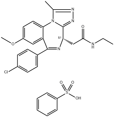 Molibresib besylate Structure