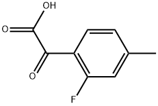 2-(2-fluoro-4-methylphenyl)-2-oxoacetic acid Structure