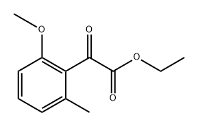 ethyl 2-(2-methoxy-6-methylphenyl)-2-oxoacetate 구조식 이미지