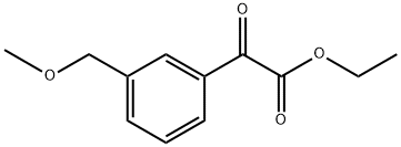 ethyl 2-(3-(methoxymethyl)phenyl)-2-oxoacetate Structure