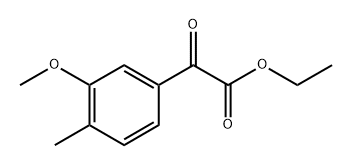 ethyl 2-(3-methoxy-4-methylphenyl)-2-oxoacetate 구조식 이미지