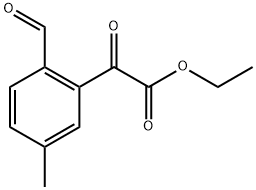 ethyl 2-(2-formyl-5-methylphenyl)-2-oxoacetate Structure