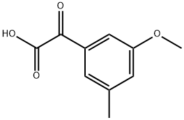 2-(3-methoxy-5-methylphenyl)-2-oxoacetic acid 구조식 이미지