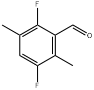 2,5-Difluoro-3,6-dimethylbenzaldehyde Structure