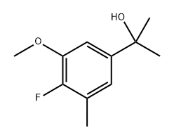 2-(4-Fluoro-3-methoxy-5-methylphenyl)propan-2-ol Structure