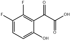 2-(2,3-difluoro-6-hydroxyphenyl)-2-oxoacetic acid Structure