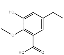 3-Hydroxy-5-isopropyl-2-methoxybenzoic acid Structure