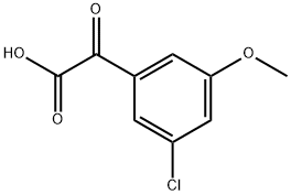 2-(3-chloro-5-methoxyphenyl)-2-oxoacetic acid Structure