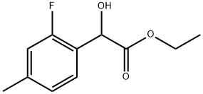 Ethyl 2-fluoro-α-hydroxy-4-methylbenzeneacetate Structure