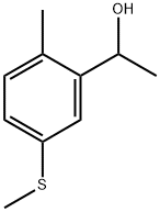 1-(2-methyl-5-(methylthio)phenyl)ethanol Structure