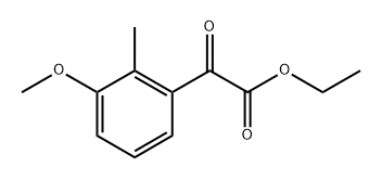 ethyl 2-(3-methoxy-2-methylphenyl)-2-oxoacetate Structure