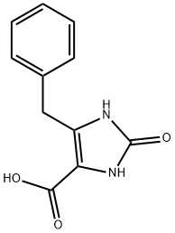 2,3-Dihydro-2-oxo-5-(phenylmethyl)-1H-imidazole-4-carboxylic acid Structure