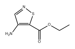 4-amino-5-Isothiazolecarboxylic acid ethyl ester Structure