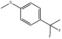 (4-(1,1-difluoroethyl)phenyl)(methyl)sulfane 구조식 이미지