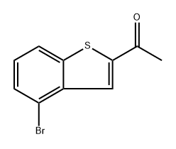 1-(4-bromo-1-benzothiophen-2-yl)ethan-1-one Structure