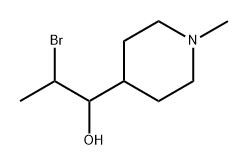 2-Bromo-1-(1-methylpiperidin-4-yl)propan-1-ol 구조식 이미지