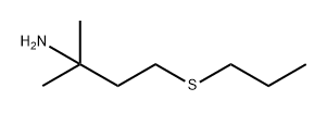 2-methyl-4-(propylthio)butan-2-amine Structure