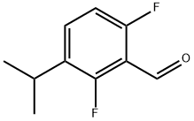 2,6-difluoro-3-isopropylbenzaldehyde Structure