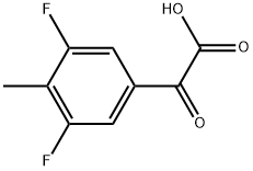 2-(3,5-difluoro-4-methylphenyl)-2-oxoacetic acid Structure