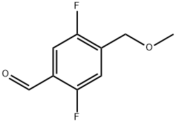 2,5-difluoro-4-(methoxymethyl)benzaldehyde Structure