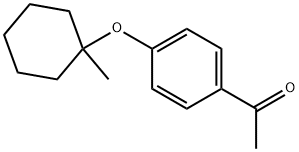 1-[4-[(1-Methylcyclohexyl)oxy]phenyl]ethanone Structure