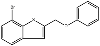 7-Bromo-2-(phenoxymethyl)benzo[b]thiophene Structure