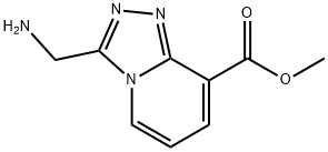 methyl 3-(aminomethyl)-[1,2,4]triazolo[4,3-a]pyridine-8-carboxylate Structure