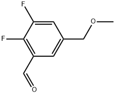 2,3-difluoro-5-(methoxymethyl)benzaldehyde Structure