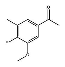 1-(4-Fluoro-3-methoxy-5-methylphenyl)ethanone Structure