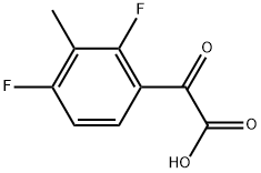 2-(2,4-difluoro-3-methylphenyl)-2-oxoacetic acid Structure