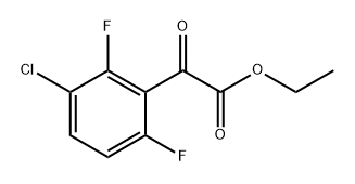 ethyl 2-(3-chloro-2,6-difluorophenyl)-2-oxoacetate Structure