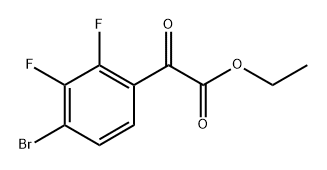 ethyl 2-(4-bromo-2,3-difluorophenyl)-2-oxoacetate Structure