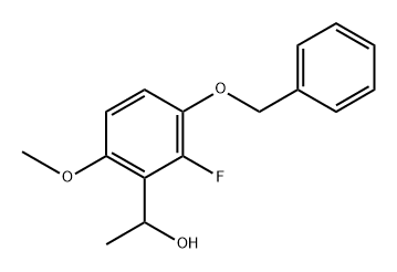 1-(3-(Benzyloxy)-2-fluoro-6-methoxyphenyl)ethanol Structure