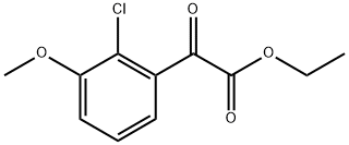 ethyl 2-(2-chloro-3-methoxyphenyl)-2-oxoacetate Structure