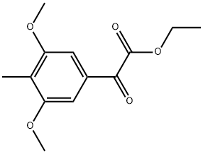 ethyl 2-(3,5-dimethoxy-4-methylphenyl)-2-oxoacetate Structure