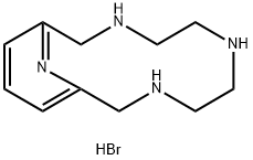 3,6,9,15-Tetraazabicyclo[9.3.1]pentadeca-1(15),11,13-triene, hydrobromide (1:3) Structure