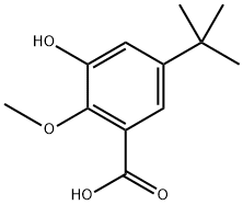 5-(tert-butyl)-3-hydroxy-2-methoxybenzoic acid Structure