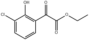 ethyl 2-(3-chloro-2-hydroxyphenyl)-2-oxoacetate Structure