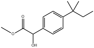 Methyl 4-(1,1-dimethylpropyl)-α-hydroxybenzeneacetate Structure