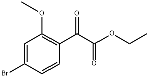 ethyl 2-(4-bromo-2-methoxyphenyl)-2-oxoacetate Structure