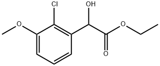 Ethyl 2-chloro-α-hydroxy-3-methoxybenzeneacetate Structure