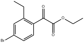 ethyl 2-(4-bromo-2-ethylphenyl)-2-oxoacetate Structure