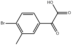 2-(4-bromo-3-methylphenyl)-2-oxoacetic acid Structure