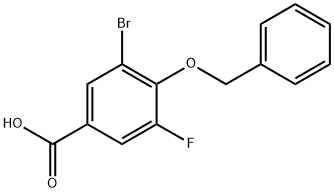 4-(benzyloxy)-3-bromo-5-fluorobenzoic acid Structure