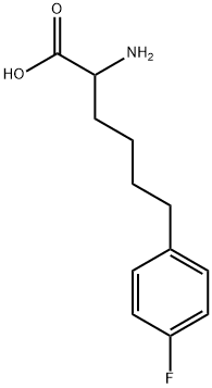 2-amino-6-(4-fluorophenyl)hexanoicacid Structure