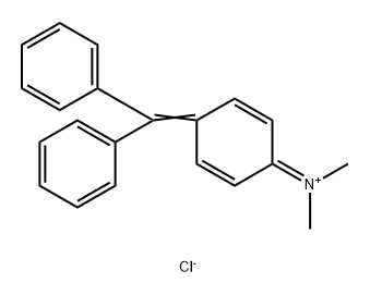 Methanaminium, N-[4-(diphenylmethylene)-2,5-cyclohexadien-1-ylidene]-N-methyl-, chloride (1:1) Structure