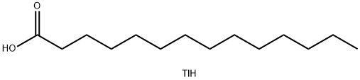 Tetradecanoic acid, thallium(1+) salt (1:1) Structure