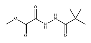 methyl 2-(2,2-dimethylpropanehydrazido)-2-oxoacetate Structure